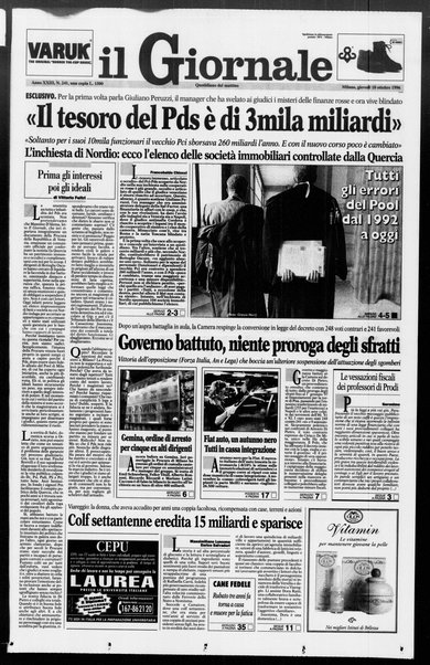 Il giornale : quotidiano del mattino